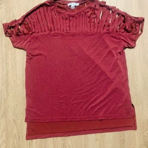 Maroon Edgy T-Shirt